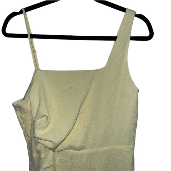 SHEIN Yellow Midi Dress Size L (8–10) – Sleeveless, Chic & Flattering - Picture 3 of 9